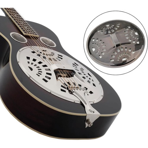Guitar Resonator Cover 283x25mm Bronze Aluminum Alloy Resophonic Guitar Sound - Picture 6 of 24