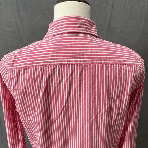 Hollister California Button Up Down Shirt Men's M Pinkish Red logo Medium - Picture 6 of 11
