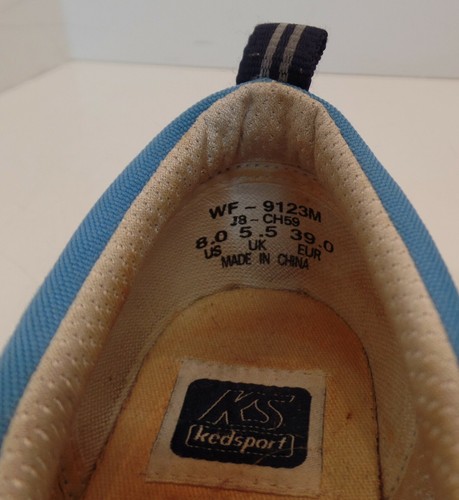 Keds Sport Blue Canvas Athletic / Boat Shoe Sz 8 - Picture 2 of 12