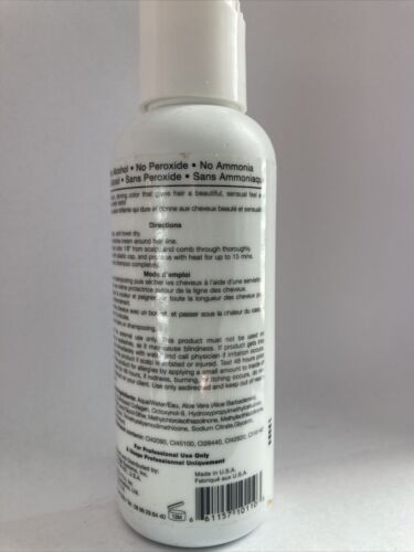 2X Adore by Creative Image Semi Permanent Hair Color 4FL OZ DARKEST BROWN #110. - Picture 2 of 2