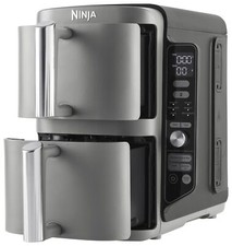 Ninja SL400EU Doppel Heißluftfritteuse 9,5 l 2470 W  Schwarz, Grau
