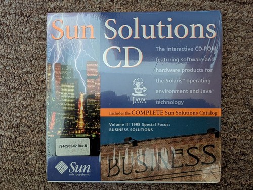 NEW Sun Microsystems Sun Solutions CD - Vol 97/98 and Vols I, II, III 1998 - Picture 9 of 10