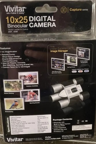 Vivitar Digital Binocular Camera Only. No Box.10x25 Bird Watching Sports Hunting - Picture 6 of 12
