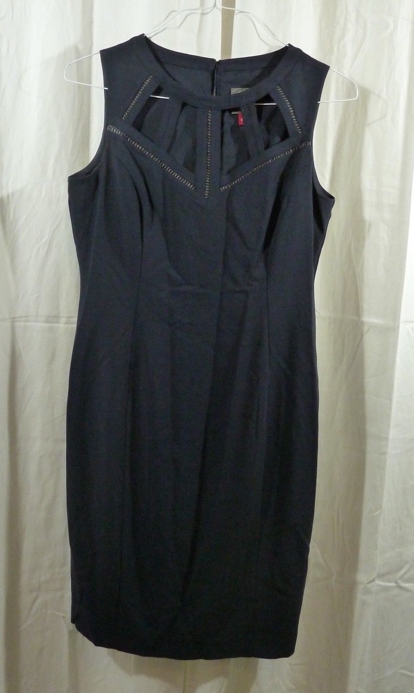 Vince Camuto Woherren Sleeveless Bodycon Cutout Midi Dress Größe 10P Vince Camuto Woherren Sleeveless Bodycon Cutout Midi Dress Größe 10P