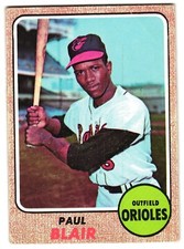 Paul Blair 1968 Topps MLB Card #135