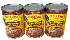 Old El Paso Traditional Refried Beans 16 oz (3 Pack)
