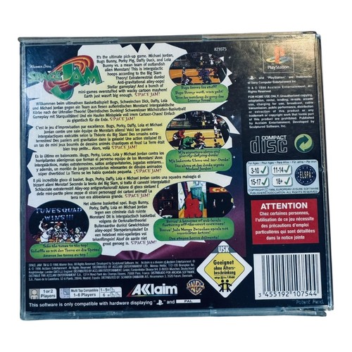 Space Jam (Sony PlayStation 1, 1997) Complete With Manual - Picture 2 of 16