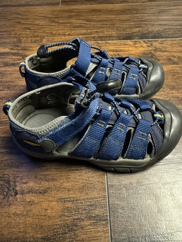 Keen Newport H2 Trail Hiking Water Sport Sandals Blue Shoes Toddler Youth 1Y - Picture 4 of 10