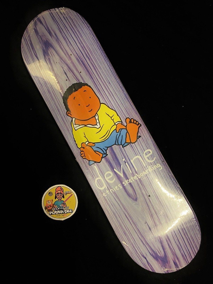 RARE VINTAGE Chocolate Devine Calloway Chris Dune Pastras Etnies Skateboard Deck