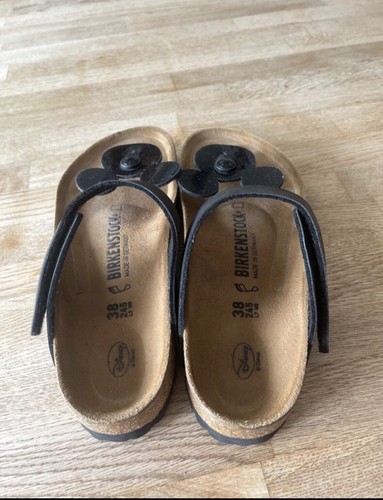 außergewöhnlich süße Birkenstock schwarz 38 Micky Maus Neuwertig - Bild 5 von 5