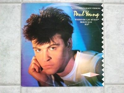 Paul Young Wherever I Lay My Hat 1983 Broken Man Sex RAR Maxi Single Vinyl, 114