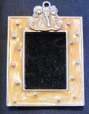 Nice 3" Mini Enameled Photo Frame Hanger