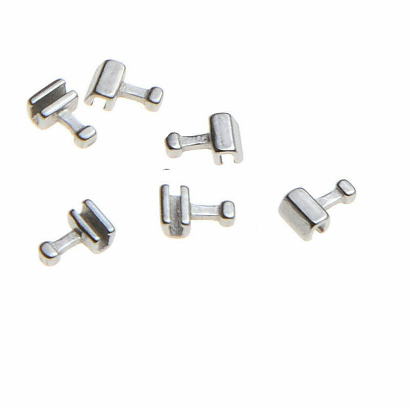 10 Crochets Orthodontiques Crimpables Mini Stoppeurs - Pour Fil Dentaire - Neuf - Usage Professionnel Dentaire