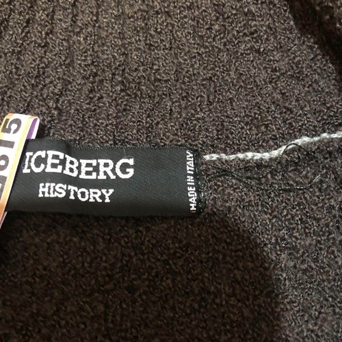 ICEBERG HISTORY DISNEY GOOFY Driver's Knit Full Zip Sweater GRAY SIZE XL - Picture 3 of 11
