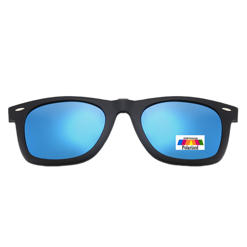 Polarised Mens Women Vintage Driving Polarized Clip On Flap Up Sunglasses - Picture 26 of 27