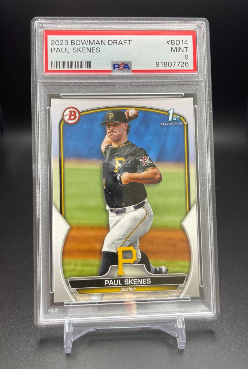 Paul Skenes 2023 Topps Bowman Draft PSA 9 | eBay