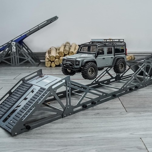 Lightweight Aluminium Rope Bridge Obstacle Kit for 1/18 & 1/24 RC Crawlers - Picture 7 of 8