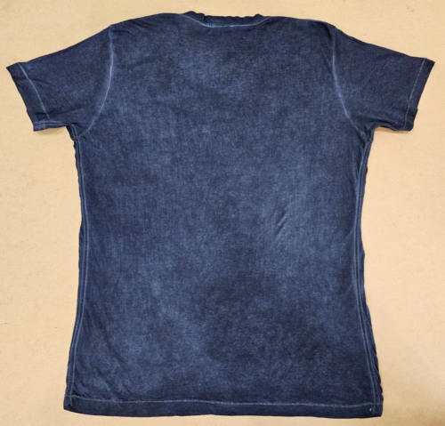 Diesel Mens Rip Neckline Short Sleeve T Shirt Top size Medium Colour Wash - Picture 3 of 4