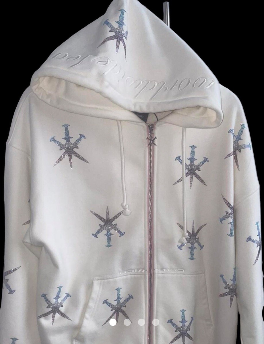 UNKNOWN London Rhinestone Full Zip Hoodie & Pants Set NWT UNKNOWN London Rhinestone Full Zip Hoodie & Pants Set NWT