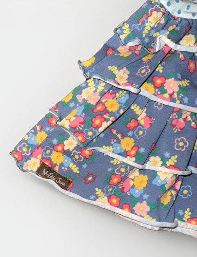 Matilda Jane Monologue Tunic Girls Make Believe Tiered Top Flutter Sleeve Sz 6 - Picture 6 of 7