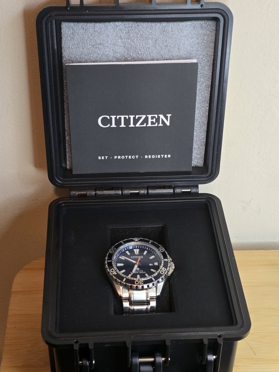 CITIZEN ECO-DRIVE PROMASTER DIVER 200m, MEN'S WATCH SILVER CITIZEN ECO-DRIVE PROMASTER DIVER 200m, MEN'S WATCH SILVER