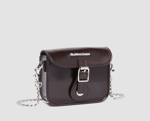 Dr. Martens 40761600 OXFORD_RUBOFF_5_SATCHEL_BAG_CHERRY RED Back nuovo edizione limitata JP - Foto 6 di 9