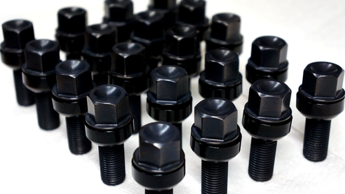 20x 14x1.5 Black Titanium Lug Bolt Porsche 911 BOXSTER MACAN CAYMAN PANAMERA - Picture 7 of 12