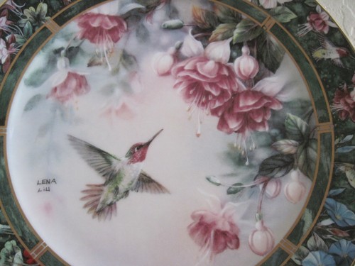 Lena Liu's Hummingbird Treasury EL COLIBRÍ DE ANNA 2a placa - Imagen 2 de 4