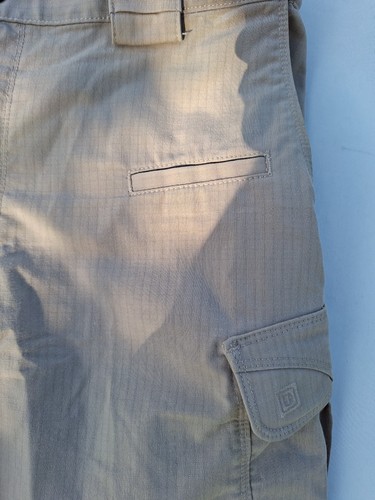 511 Tactical Mens Pants Stryke Size 38x32 Coyote Cargo Ripstop Double Knee - Picture 9 of 21