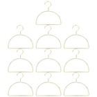  10 Stück halbrunde Schalbügel aus Metall, für die Aufbewahrung von