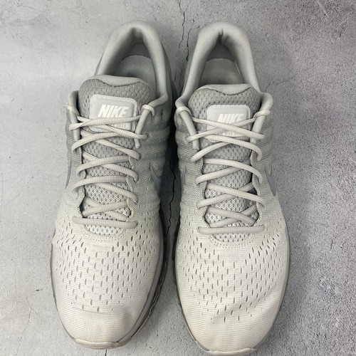 Nike Air Max 2017 Mens Sz 14 M White Gray Running Walking Shoes Sneakers - Picture 4 of 11