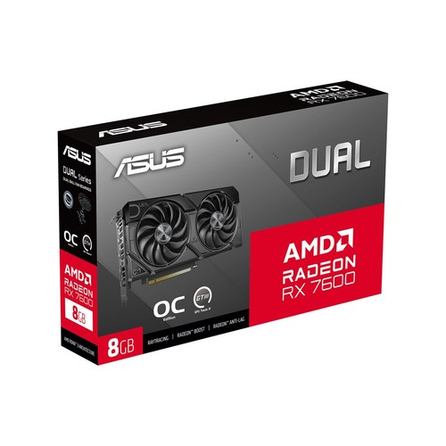 4711387779392 ASUS Dual -RX7600-O8G-EVO AMD Radeon RX 7600 8 GB GDDR6 ASUS - Bild 4 von 12