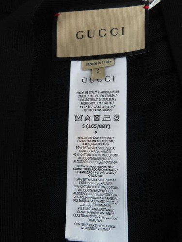 GUCCI Black GG Cotton/Silk Blend Jacquard Cardigan Sweater Size S - Bild 2 von 11