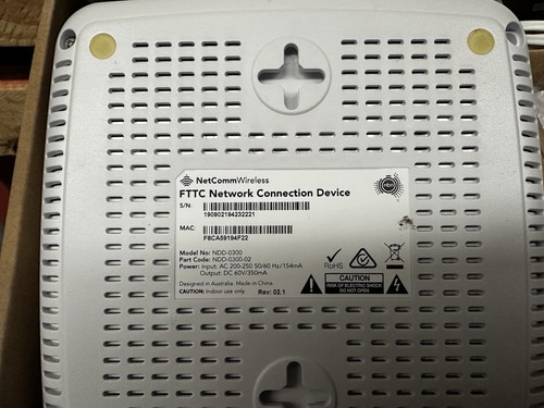 NetComm Wireless NBN Box modem FTTC network connection device NDD-0300 - 第 3/3 張圖片