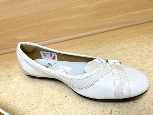 PUMA Archive Ballet Flats Y2K Shoes 2000s Size UK 4 White Gold Woman’s Ballerina - Picture 9 of 20