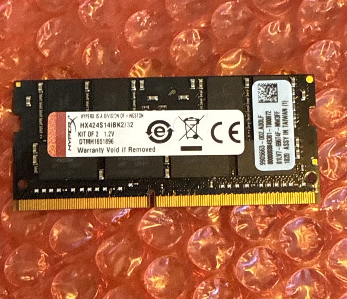 DDR4 SDRAM HyperX 32 GB Total Capacity Memory (RAM) for sale - eBay
