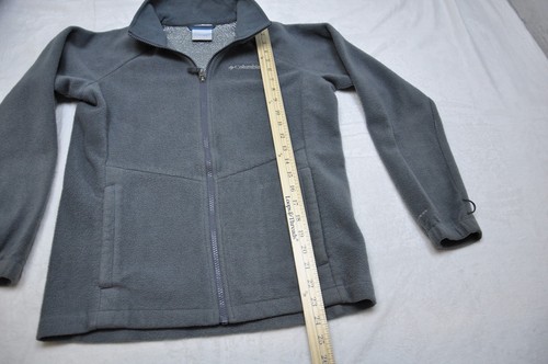 Columbia Fleece Jacket Womens Large Gray Omni-Heat Interchange Full Zip Outdoors - Picture 10 of 11