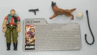 Vintage 1987 Law MP & Order K9 G.I. GI Joe v1 99% Complete Figure 3.75 ARAH Lot