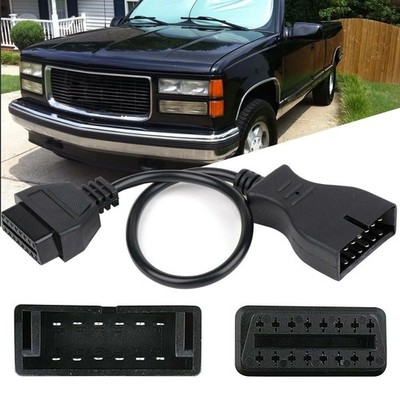 12-Pin OBD1 to 16-Pin OBD2 Adapter Cable Diagnostic Scanner for GM Vehicles