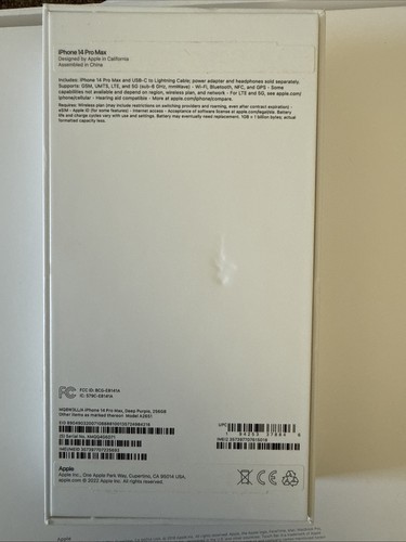 Apple iPhone 14 Pro Max Original Retail Box - Photo 2 sur 3