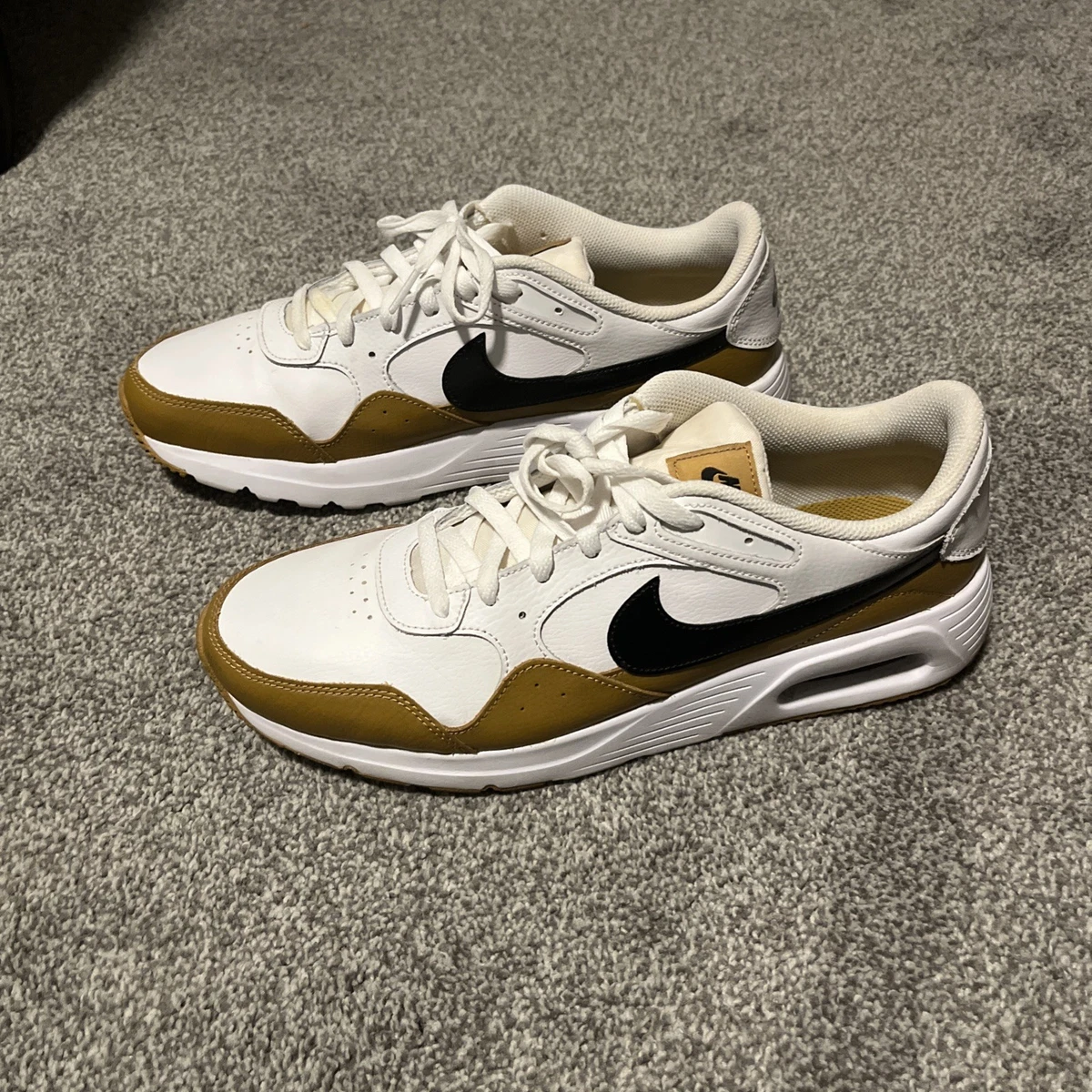Nike Air Max SC Leather White Wheat Black for Sale  display picture 2