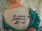 Den-767 Dianne DENGEL doll "BLONDIE IN ROCKING CHAIR" - 15 " w/rocking chair — photo 5