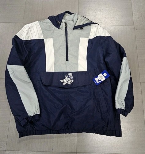 Dallas Cowboys Starter Charger Herren 3XL Retro 1/2 Zip Pull Over Jacke Navy Neu - Bild 3 von 5