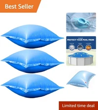 HYDROTOOLS 3-Pack 4x4 ft Air Pillows for Above Ground Pools - Winter Protection