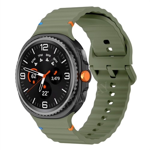 For Samsung Galaxy Watch 8 / 8 Classic Silicone/Nylon/Metal Strap Band Watchband - Picture 144 of 151
