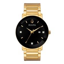 Bulova Diamond Men's 97D116 Gold-tone Stainless steel Watch