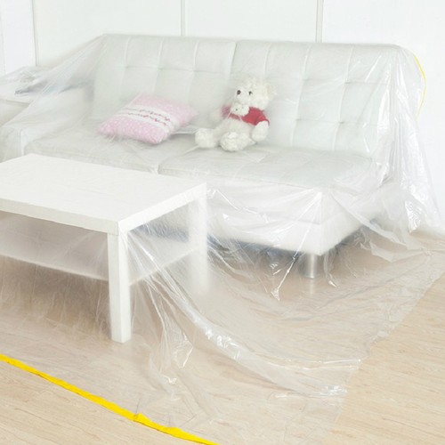 Funda protectora de sofá de tela antipolvo a prueba de polvo para almacenamiento de muebles para el hogar - Imagen 10 de 12