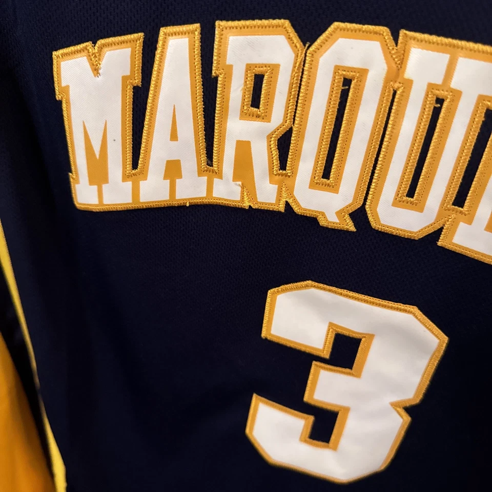 CAMISETA UNIVERSITARIA DWYANE WADE #3 MARQUETTE TALLA XL NUEVA PARA HOMBRE/ Foto 2 de 4