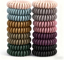 Spiral Hair Ties, No Crease Hair Elastics, Pe Cord Hair Ties,
