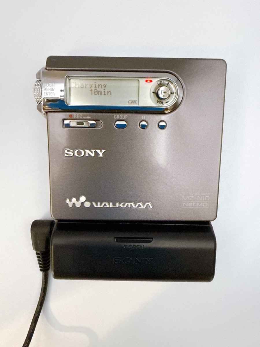 SONY MZ-N10 Walkman Net MD MDLP Mini Disc Portable Player Gray